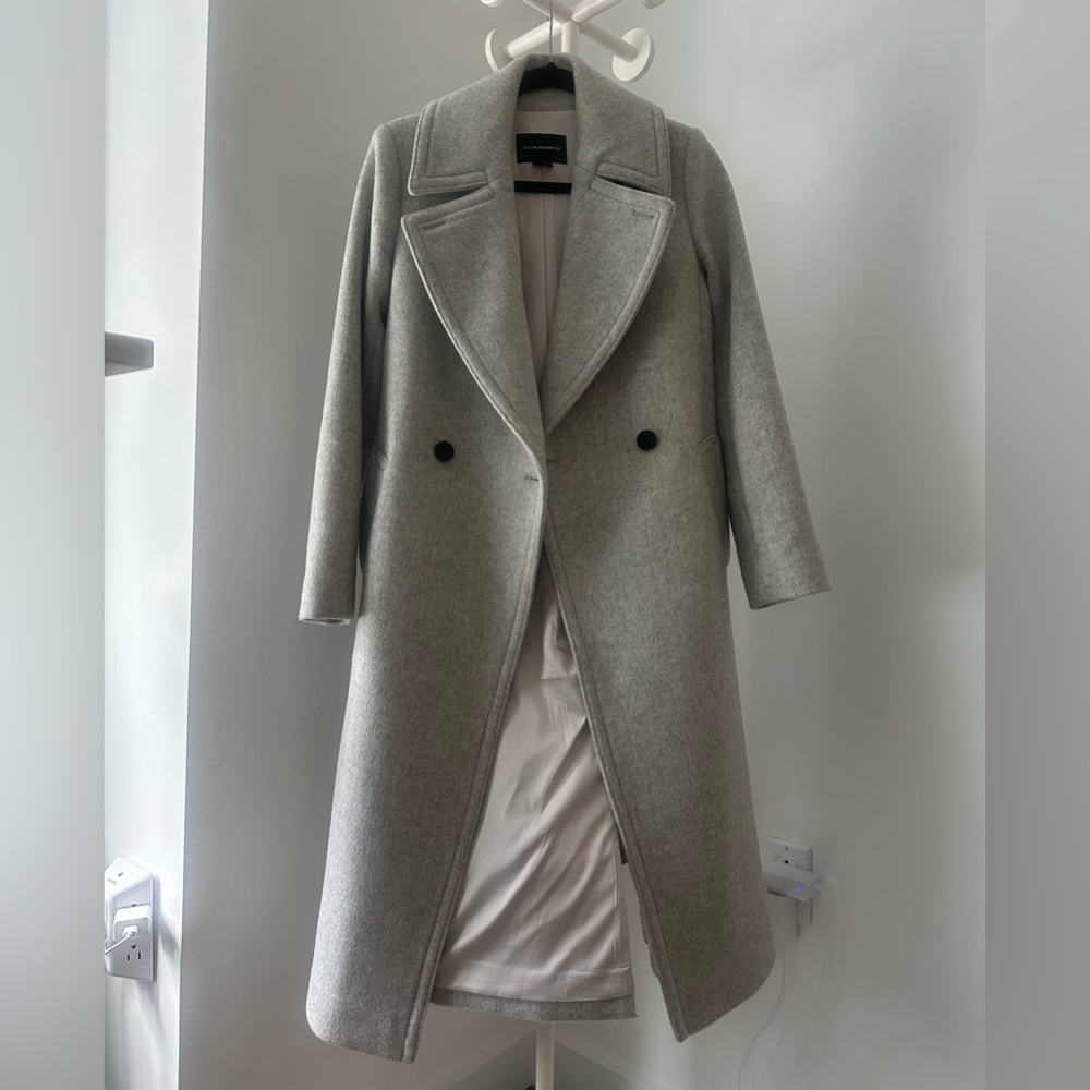 Club Monaco Gray Daylina Wool Coat